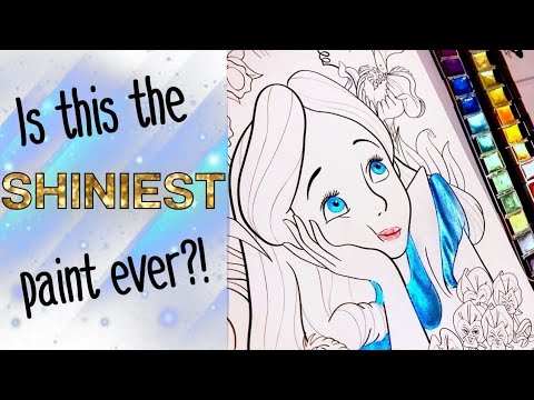 YouTube thumbnail for Paul Rubens metallic watercolor review