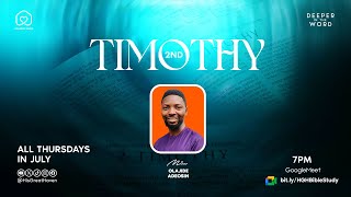 DITW | 2nd Timothy| Min Olajide Adeosin