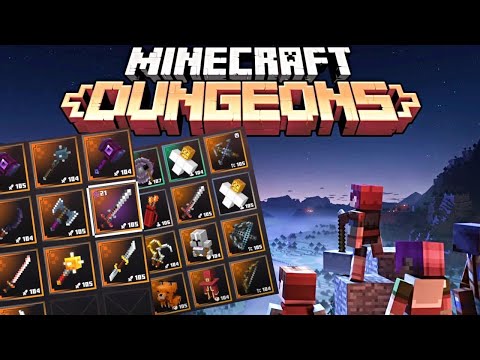Stealth - Minecraft Dungeons Collecting Amazing Weapons & Artifacts!