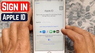 How to Sign in Apple id on iPhone