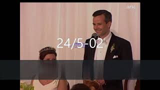 The Royal wedding of princess Martha Louise of Norway and MR Ari Behn 2002