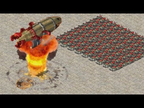 Nuke dropping Kirov vs Apocalypse - Red Alert 2
