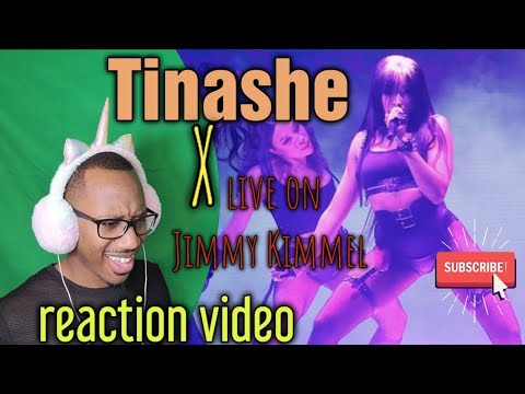 She ATE this! Tinashe 'X' REACTION video live on Jimmy Kimmel