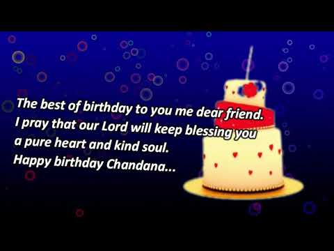 Happy Birthday Wishes Chandana - Birthday Messages