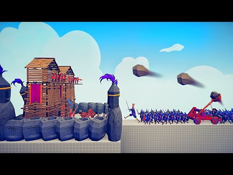 CASTLE vs 100x EVERY ARMY - Totally Accurate Battle Simulator TABS