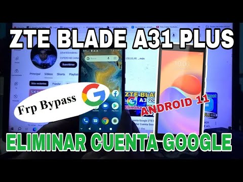 ZTE BLADE A31 PLUS Eliminar Cuenta Google Android 11 | Zte Blade A31 Plus Frp Bypass😱