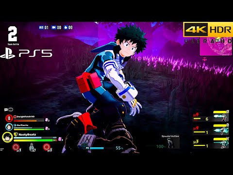 (PS5 4K) MY HERO ULTRA RUMBLE: Deku Win Full Gameplay No Commentary