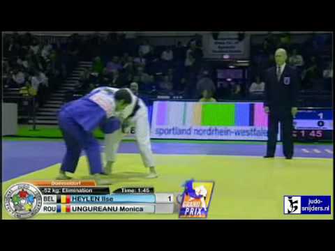 Judo 2010 Grand Prix Dusseldorf: Ilse Heylen (BEL) - Monica Ungureanu (ROU) [-52kg]