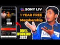 🔥Sony Liv 1 year FREE Subscription 2023 in HINDI | Sony Liv Premium Account For FREE
