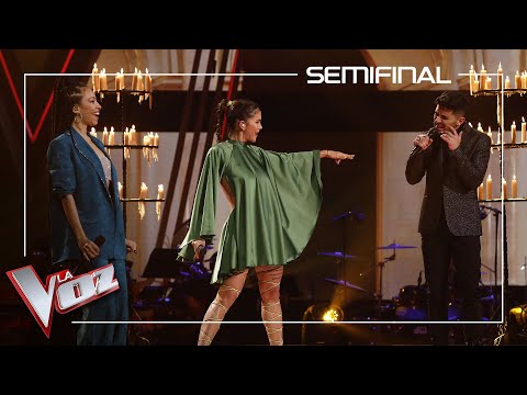 Greeicy, Julio and Karina - Lejos conmigo | Semifinal | The Voice Antena 3 2021