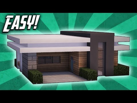 Build MasterX - Minecraft: How To Build A Small Modern House Tutorial (#10)