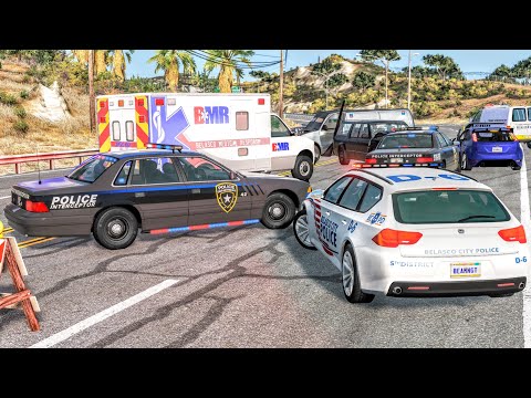 Police Emergency Stories  22/10/2021 -  BeamNG.Drive Movie
