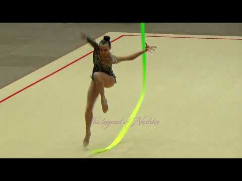 Anna RIZATDINOVA (UKR) ribbon - 2016 Corbeil senior AA