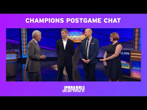 Jeopardy! | Tournament of Champions 2015 Postgame Chat | JEOPARDY!