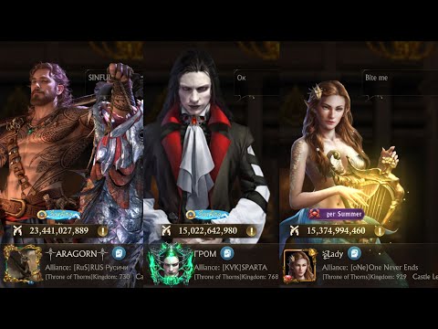 KvK 730 - 768 - 929 - Guns of Glory