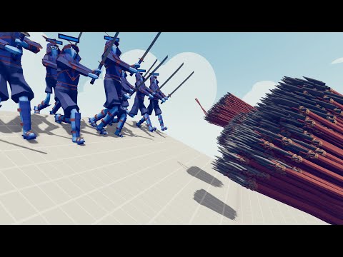 10x Samurai Giant Vs Every God - | TABS - Totally Accurate Battle Simulator