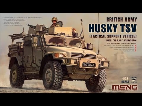 Meng  1/35 British Army Husky TSV Video Preview