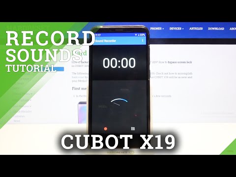 Enable Sound Recorder - Record Voice on CUBOT X19