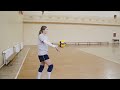 Volleyball serve slow motion