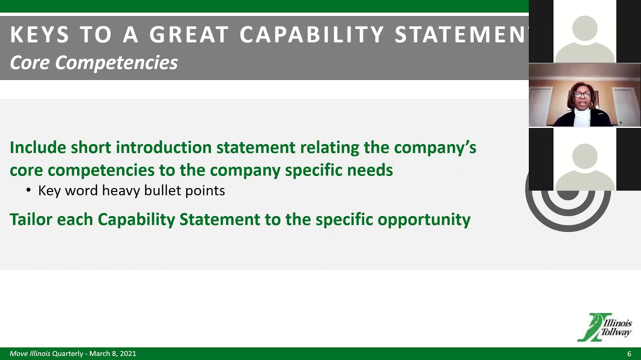 Capability Statements Best Practices