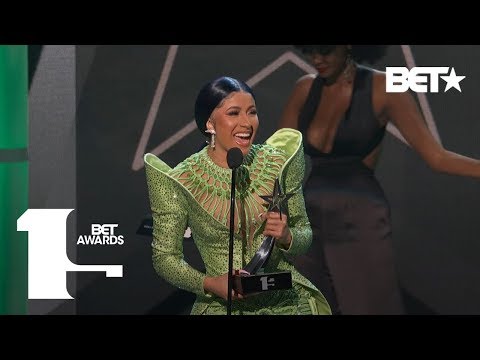 Cardi B Slays As She Snags Album Of The Year Award At The 2019 BET Awards!