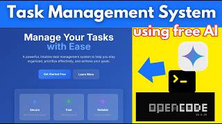 Building a Full-Stack Task Management System in Minutes using OpenCode CLI