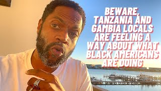Did you hear what’s going on in Tanzania and The Gambia? Traveling and being educated.