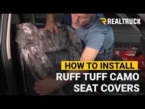 How to Install Ruff Tuff Camo Seat Covers on a 2016 Toyota Tundra