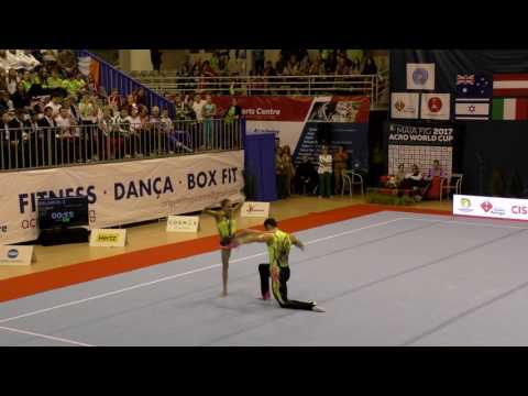 Maia Acro WorldCup 2017   557   PnA   10   WC   MxP   BLR2    Bal   MELNIK & BELIAKOU