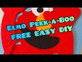 DIY Elmo Activity Busy Book No Sew