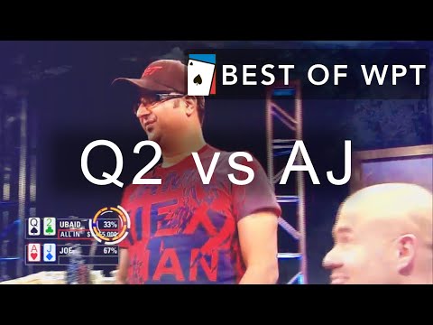 [Q2 vs AJ] Best Suck Out | Best of WPT