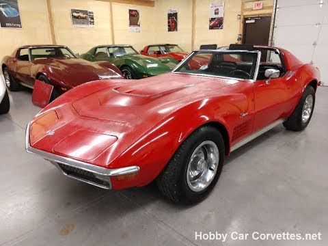 1971 Mille Miglia Red LT 1 Corvette T Top Barn Find Video