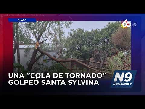 UNA COLA DE TORNADO GOLPEÓ SANTA SYLVINA