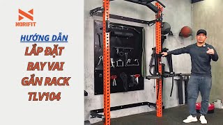 Hướng dẫn lắp đặt Bay Vai gắn rack TLV104
