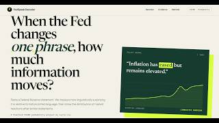 FedSpeak Decoder: Does Surprising Fed Language Predict Market Moves | Stanford CS109 Challenge