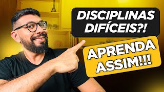 Como Aprender DISCIPLINAS DIFÍCEIS em 7 Passos.