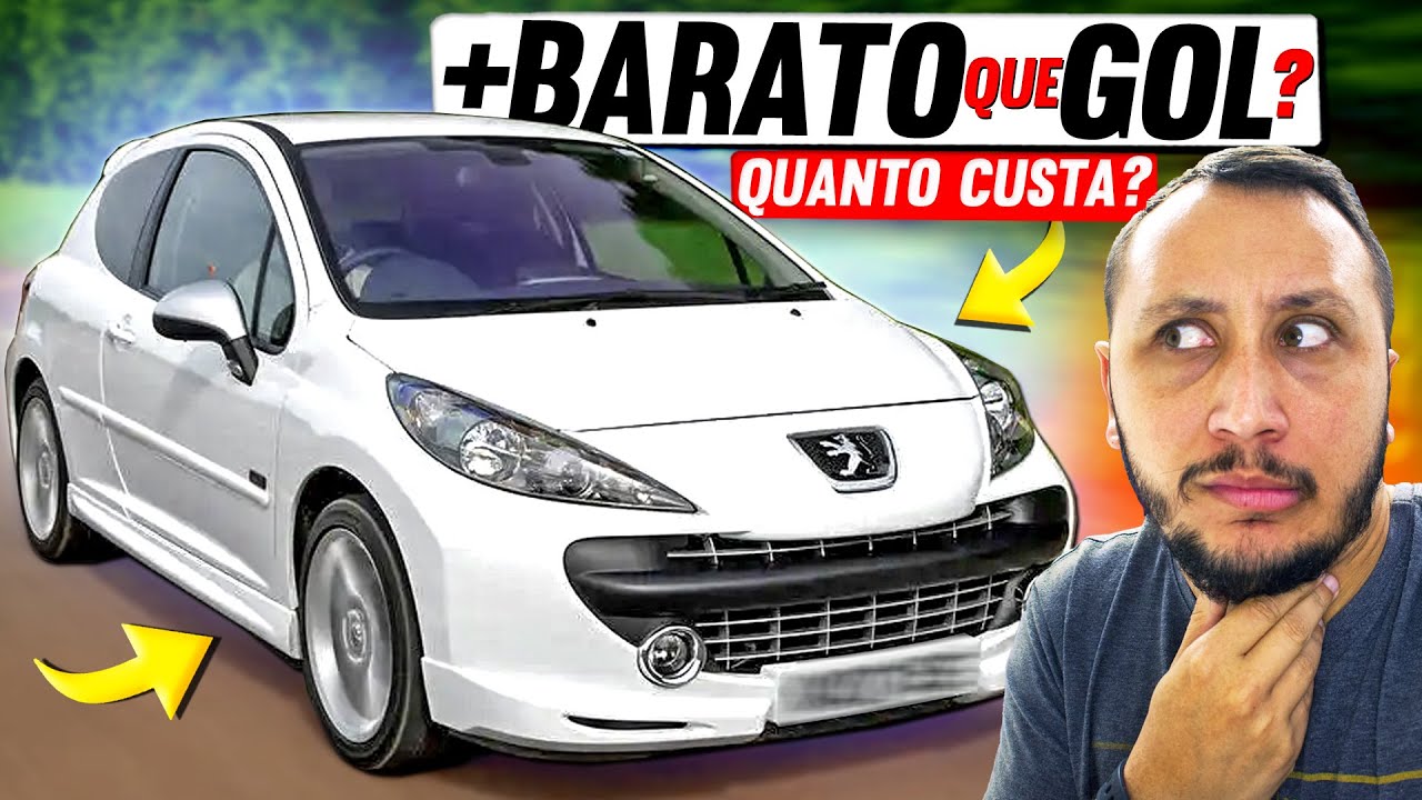 BARATO no PREÇO e CARO de MANTER?😱 PENSE 2 VEZES ANTES de COMPRAR um PEUGEOT 207