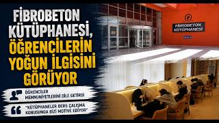 Fibrobeton Kütüphanesi, Öğrencilerin Yoğun İlgisini Görüyor