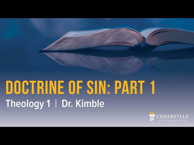 Thumbnail for video titled: Theology I: Doctrine of Sin (part 1)