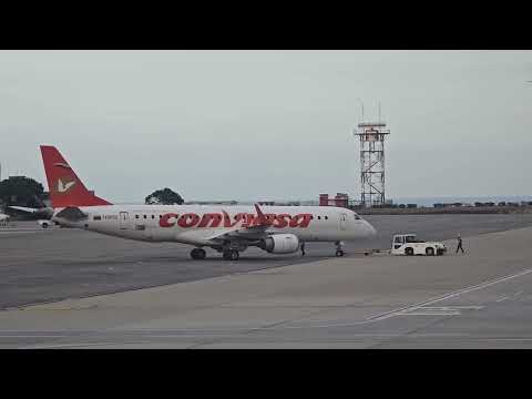 Departure and Takeoff  from Caracas Venezuela with TAP airlines
