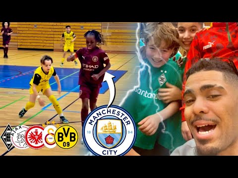 U11 CHAMPIONS LEAGUE HALLENTURNIER mit DORTMUND,MANCHESTER CITY,GALATASARAY und Co wird rasiert 🚨🔥