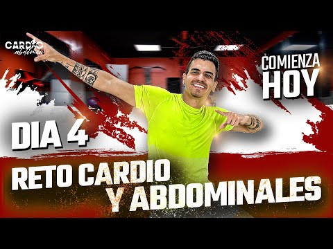 Cardio Abdomen🔥para Aplanar Vientre y Reducir Cintura | Reto día 4