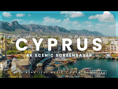 🇨🇾 Cyprus 4K | Scenic Screensaver With Relaxing Music