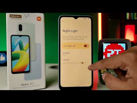 How to enable Eyecare mode or Night Mode in Redmi A1