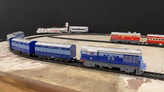 Indian Railways Train Ho Scale Model Speed Passing Crash Miniature Model Train