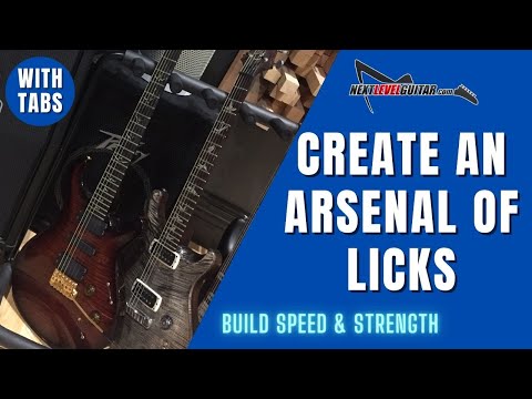 Create an Arsenal of Guitar Licks and Build Speed & Strength Too!