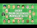 🎤#1 EVERY PREMIER LEAGUE MANAGER - now on 442oons!🎤