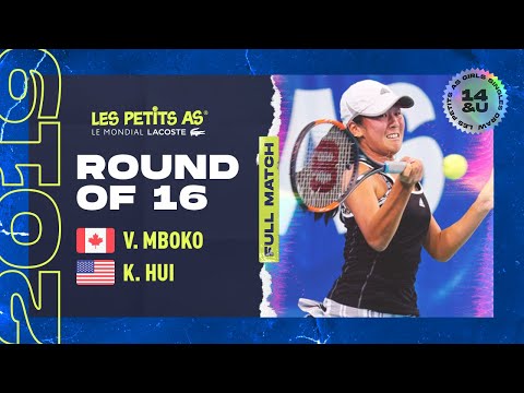 Les Petits As 2019 | Girls Round of 16 | Victoria Mboko vs. Katherine Hui