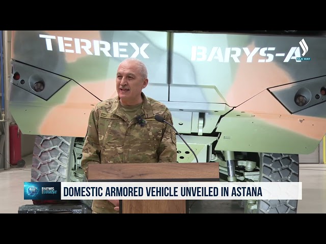 Астанада жаңа отандық әскери техника таныстырылды