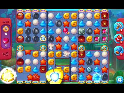 Fishdom Hard Level 9268 (with 2 lightning boosters) @choraelmin